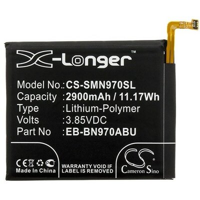 Samsung Galaxy Note 10 / 10 5G SM-N970 / N971, Akkumulátor, 2900 mAh, Li-Polymer, Cameron Sino, kompatibilis