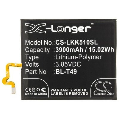 LG K41S / K51S / K61, Akkumulátor, 3900 mAh, Li-Polymer, Cameron Sino, kompatibilis