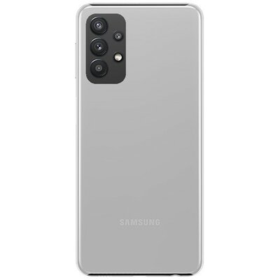 Samsung Galaxy A32 5G SM-A326B, Műanyag hátlap védőtok, gumírozott, áttetsző