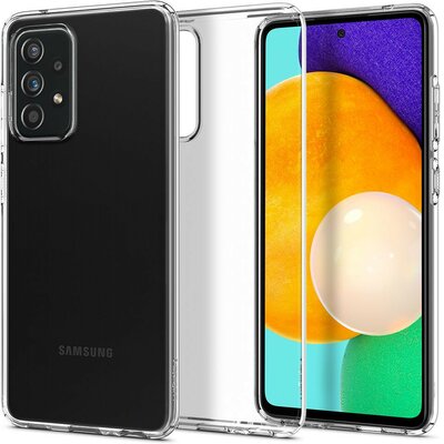 Samsung Galaxy A52 / A52 5G / A52s 5G SM-A525F / A526B / A528B, Szilikon tok, Spigen Liquid Crystal, átlátszó