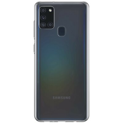 Samsung Galaxy A21s SM-A217F, Szilikon tok, Uniq Glase, átlátszó