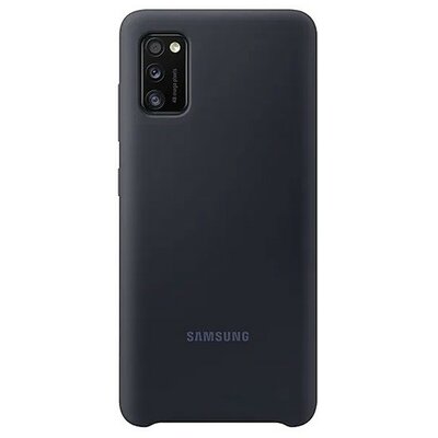 Samsung Galaxy A41 SM-A415F, Szilikon tok, fekete, gyári