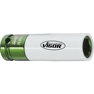 Vigor VIGOR V2471 Külső hatlap Erő dugókulcs betét 15 mm 1/2 (12,5 mm)