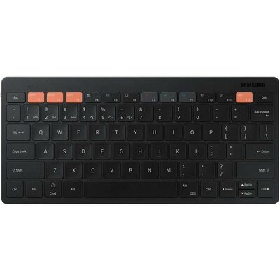 Univerzális bluetooth billentyűzet, v5.0, QWERTY, angol nyelvű, Samsung Smart Keyboard Trio 500, fekete, gyári