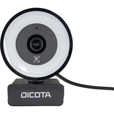 Dicota Webcam Ringlight 5MP Webkamera Mikrofon