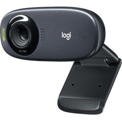 Logitech C310 HD webkamera 1280 x 720 Pixel Talp, Csíptetős tartó