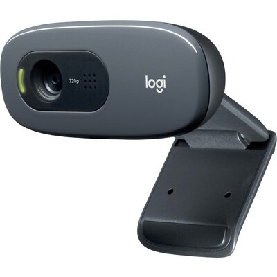 Logitech C270 HD webkamera 1280 x 720 Pixel Talp, Csíptetős tartó