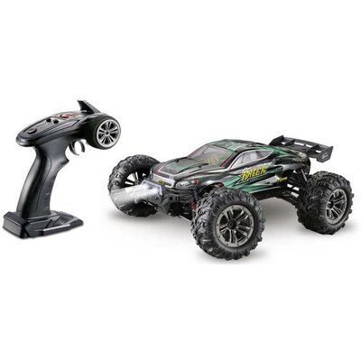 Absima Racer Fekete, Zöld Brushed 1:16 RC modellautó Elektro Truggy 4WD RtR 2,4 GHz Akkuval és töltőkábellel