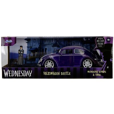 JADA TOYS Wednesday figurával Volkswagen Bogár Kész modell Személygépkocsi