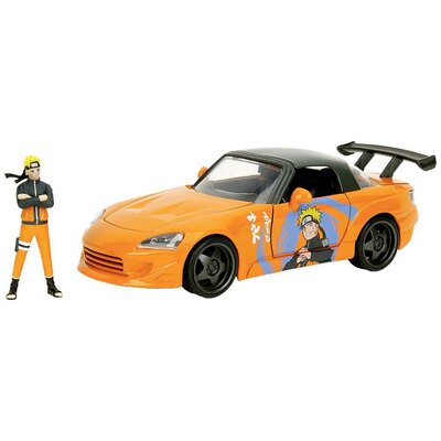 JADA TOYS Naruto 2001 Honda S2000 Kész modell Személygépkocsi modell