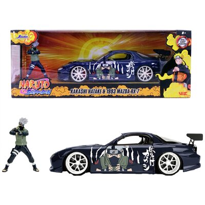 JADA TOYS Naruto 1993 Mazda RX-7 Kész modell Személygépkocsi modell