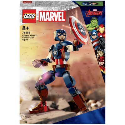 LEGO® MARVEL SUPER HEROES 76258 Amerika Kapitány megépíthető figura