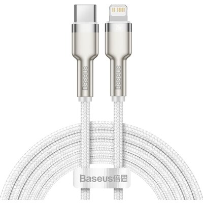 BASEUS kábel Type C to Lightning PD 20W Cafule CATLJK-B02 2 m fehér