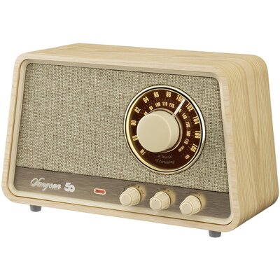 Sangean Premium Wooden Cabinet WR-101 Asztali rádió AM, FM Bluetooth®, AUX, URH Fa (világos)