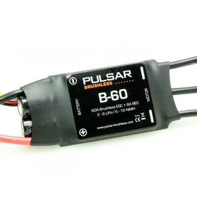 Pichler PULSAR B-60 Modellautó brushless menetszabályozó Terhelhetőség (max. A): 80 A