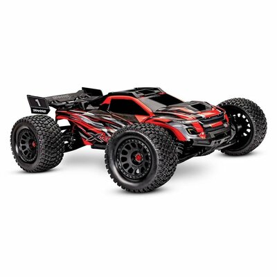 Traxxas XRT 4x4 VXL 8s Piros Brushless RC modellautó Elektro Buggy 4WD RtR 2,4 GHz