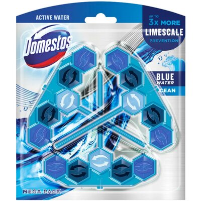 Domestos Power5 WC illatosító rúd Óceán 3db-os