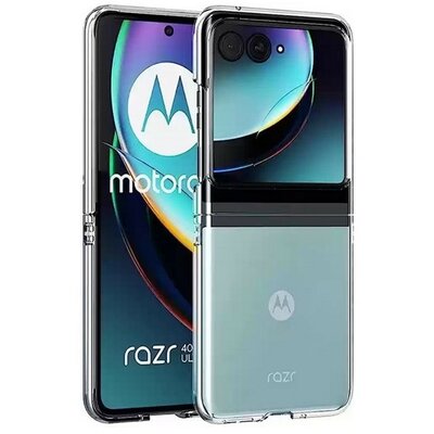 Motorola Razr 40 Ultra, Szilikon tok, ultravékony, átlátszó