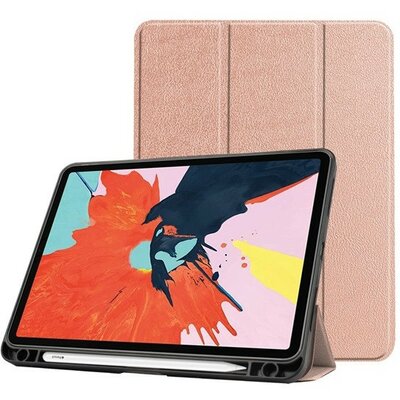 Apple iPad Air (2020 / 2022) / iPad Air 11 (2024), mappa tok, Apple Pencil tartóval, Smart Case, vörösarany