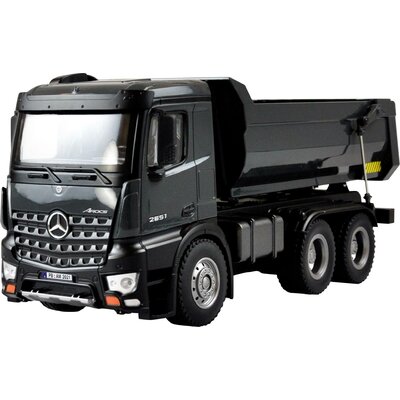 Amewi 22504 Mercedes Benz Arocs 6x4 1:18 Elektro RC modell teherautó RtR Akkuval és töltőkészülékkel