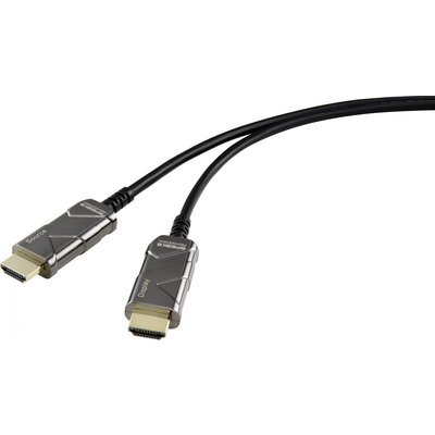 SpeaKa Professional HDMI Csatlakozókábel HDMI-A dugó, HDMI-A dugó 10.00 m Fekete SP-8821984 8K UHD HDMI kábel