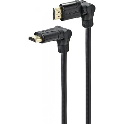 SpeaKa Professional HDMI Csatlakozókábel HDMI-A dugó, HDMI-A dugó 3.00 m Fekete SP-9510016 HDMI kábel