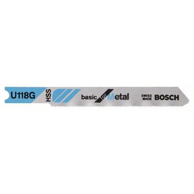 Bosch Accessories 2608631770 Szúrófűrészlap U 118 G - Basic for Metal 3 db