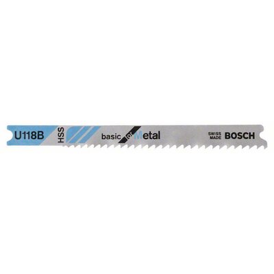 Bosch Accessories 2608631771 Szúrófűrészlap U 118 B - Basic for Metal 3 db