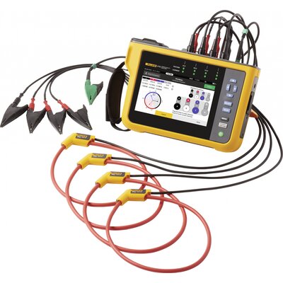 Fluke 1773/Basic, Power Quality Analyzer, Basic hálózat analizáló készülék Kalibrált (ISO) adatgyűjtő funkcióval, lakatfogóval