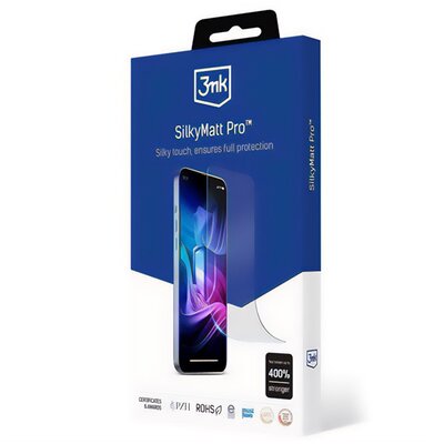 3MK SILKYMATT PRO képernyővédő fólia (matt, öngyógyító, tükröződésmentes, tokbarát + applikáló folyadék) ÁTLÁTSZÓ [Honor 200 Lite]