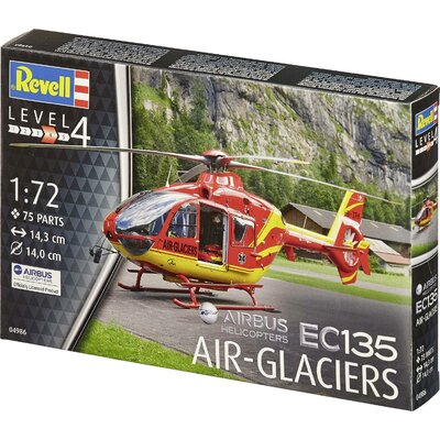 Revell 04986 Airbus EC-135 Air-Glaciers Helikopter építőkészlet 1:72