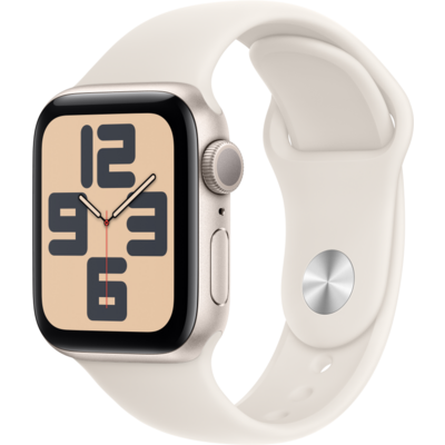 Apple Watch SE2 v3 GPS 40mm csillagfény alutok, sportszíj M/L