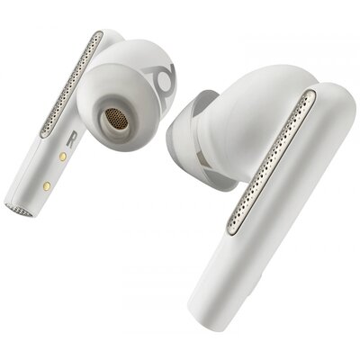 HP Poly Voyager Free 60 UC White Sand Earbuds +BT700 USB-C Adapter +Basic-Ladeetui Számítógép In Ear fejhallgató Bluetooth® Stereo Fehér Hangerő szabályozás,