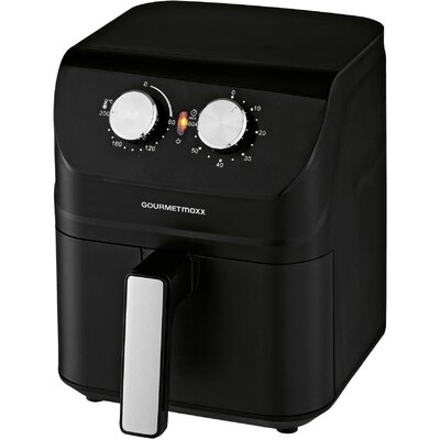 GourmetMaxx 14578 Forrólevegős fritőz 1400 W Cool-touch ház Fekete