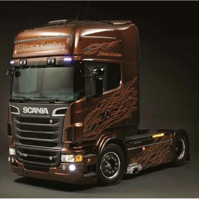 Italeri 3897 Scania R730 V8 Black Amber Kamionmodell építőkészlet 1:24