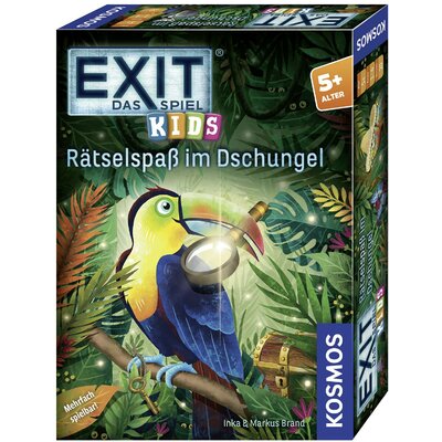 Kosmos EXIT® - Das Spiel Kids: Rätselspaß im Dschungel 683375 Játékosok száma (max.): 4