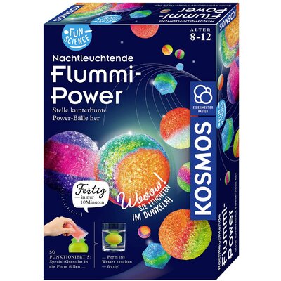 Kosmos 654108 FunScience Nachtleuchtende Flummi-Power Kémia Kísérletező készletek 8 éves kortól