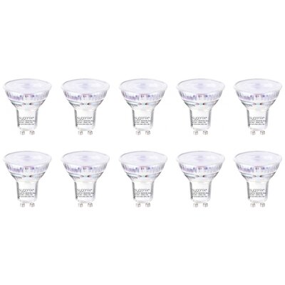 Sygonix SY-5239524 LED EEK E (A - G) GU10 2.4 W = 35 W Melegfehér (Ø x Ma) 50 mm x 54 mm Nem dimmelhető 10 db