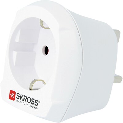 Skross 1.500230-1 Úti adapter CA EU to UK (BULK)