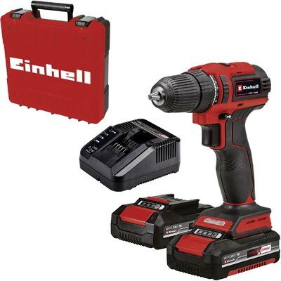 Einhell TE-CD 18/40 Li BL (2x2,0Ah) Power X-Change 4513995 Akkus fúrócsavarozó 18 V 2000 mAh Lítiumion 2. akkuval, Töltővel, kefe nélkül