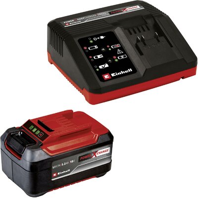 Einhell Power X-Change PXC-Starter-Kit 5,2Ah & 4A Fastcharger 4512114 Szerszámakku és töltő 18 V 5.2 Ah Lítiumion