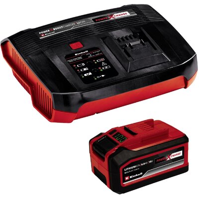 Einhell 18V 4-6Ah & 6A Boostcharger PXC Power X-Change PLUS 4512143 Szerszámakku és töltő 18 V 6 Ah Lítiumion