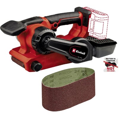 Einhell TP-BS 18/457 Li BL - Solo Professionalr Power X-Change 4466270 Akkus szalagcsiszoló kefe nélkül, töltő nélkül, akku nélkül 18 V Szalag szélessége 75 mm