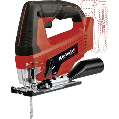 Einhell TC-JS 18 Li - Solo Power X-Change Akkus beszúrú fűrész 4321209 Tartozékokkal, akku nélkül, töltő nélkül 18 V Vele szállított akkuk száma