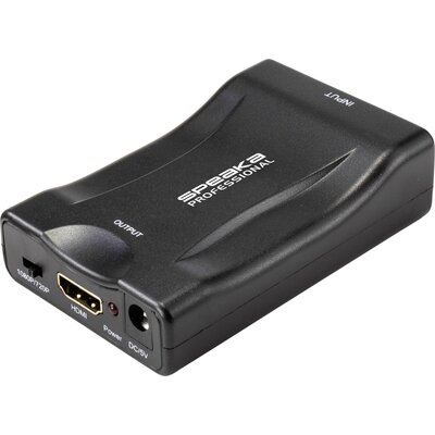 SCART - HDMI átalakító 1920 x 1080 px, SpeaKa Professional SP-9395928