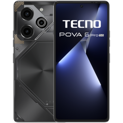 Tecno Pova 6 Pro 5G Meteorit szürke 12+256 GB mobiltelefon