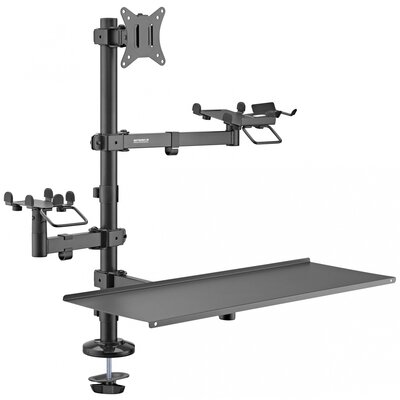 Asztali monitortartó 43,2 - 81,3 cm (17-32), fekete, SpeaKa Professional SP-POS-100