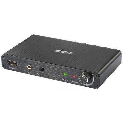 HDMI audio extraktor 5.1 4K 3D, HDMI - RCA, Speaka Professional SP-HAE-300