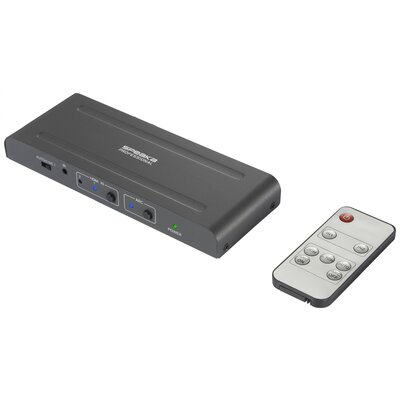 SpeaKa Professional SP-HDA-300 2+1 port HDMI switch ARC (Audio Return Channel) 3480 x 2160 pixel