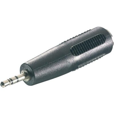 SpeaKa Professional SP-7870260 Jack Audio Átalakító [1x Jack dugó, 2,5 mm-es - 1x Jack alj, 3,5 mm-es] Fekete